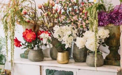 Dekoratif Yapay Salon Masası Çiçekleri
