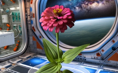 Zinya (Kirli Hanım) Çiçeği : Uzayda Yetişen İlk Çiçek !